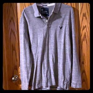 American Eagle Vintage Fit Grey Thermal Large